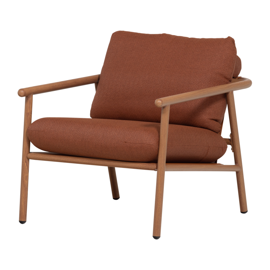 WOOOD Cavero hagestol aluminium Terra/Natur