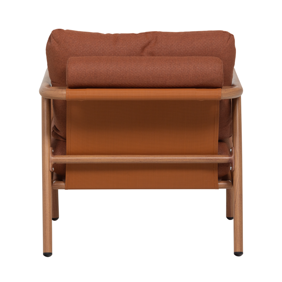 WOOOD Cavero hagestol aluminium Terra/Natur