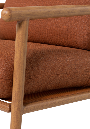 WOOOD Cavero hagestol aluminium Terra/Natur