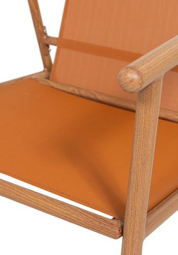 WOOOD Cavero hagestol aluminium Terra/Natur