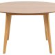 ACT NORDIC Roxby spisebord, rund - natur egefiner og gummitr (140)