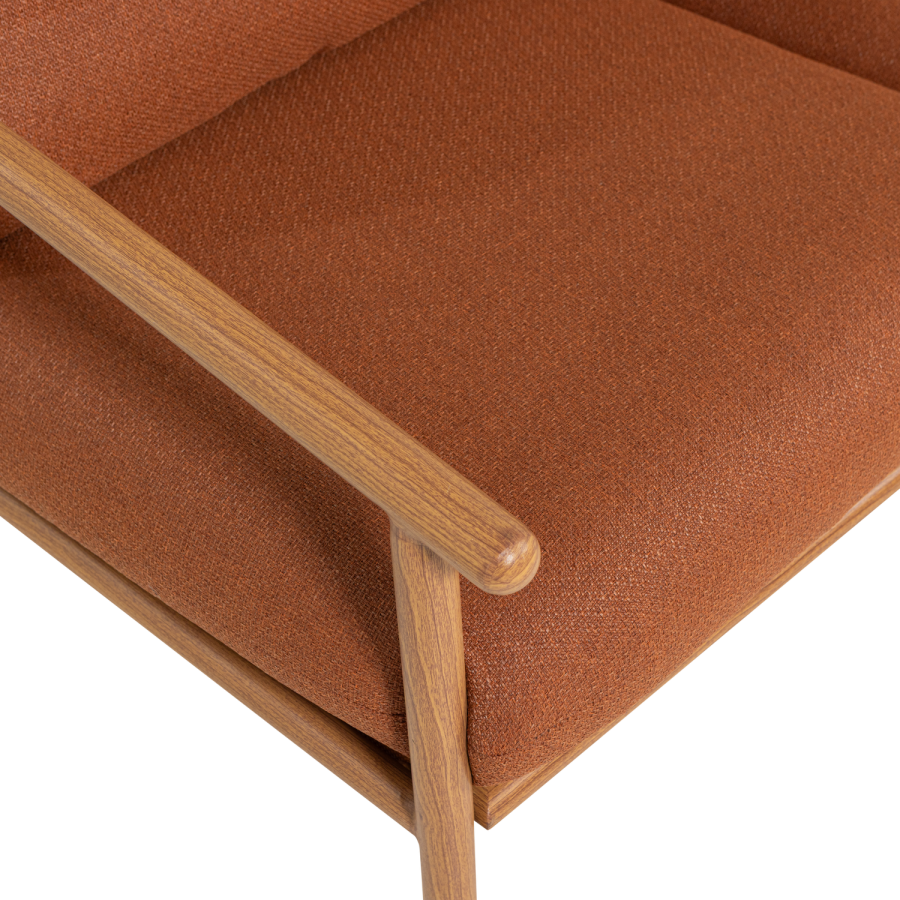 WOOOD Cavero tr&auml;dg�rdsloungeset i aluminium Terra/Natur