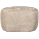 WOOOD POPULR KOLOGISK POUF NATURLIG