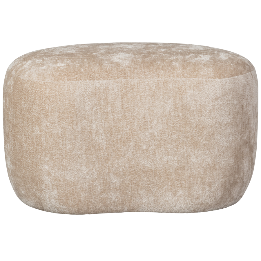 WOOOD POPULR KOLOGISK POUF NATURLIG