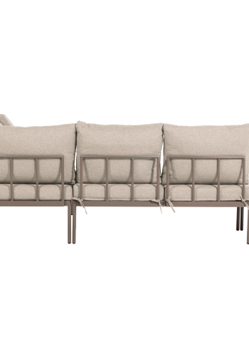 WOOOD Zaro tr&auml;dg�rdsmodul&auml;r loungegrupp metall/polywood beige