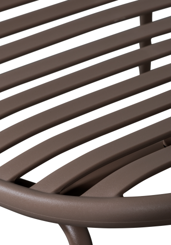 WOOOD Bruce hagestol + krakk pp/metall lilla/brun