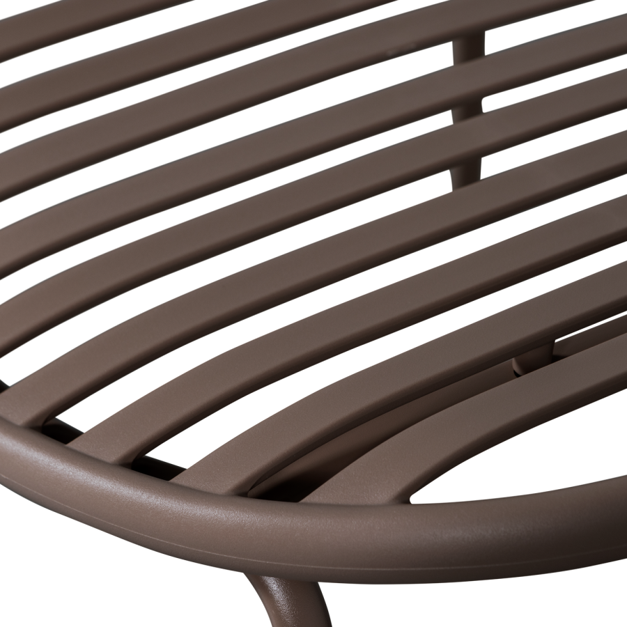 WOOOD Bruce hagestol + krakk pp/metall lilla/brun