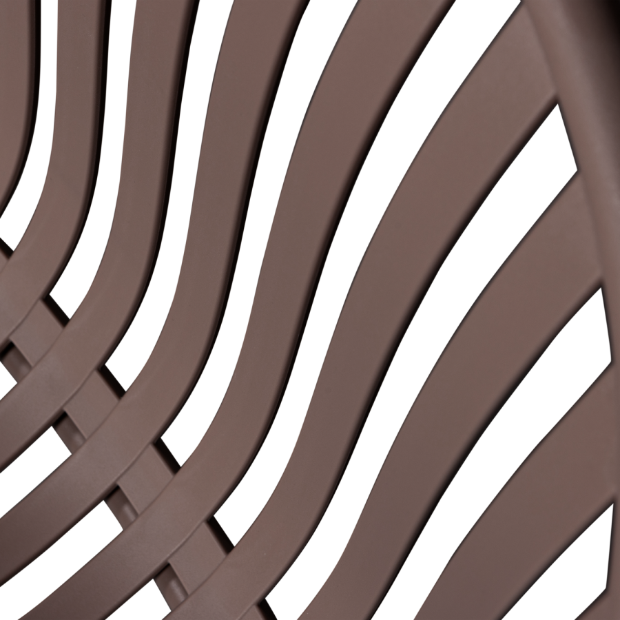 WOOOD Bruce hagestol + krakk pp/metall lilla/brun