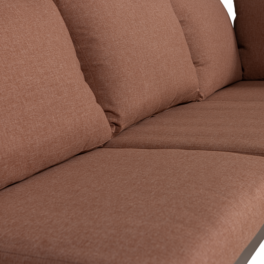 WOOOD Zaro tr&auml;dg�rdsmodul&auml;r loungegrupp metall/polywood rosa