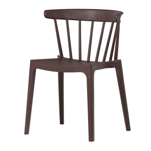 WOOOD Bliss tr&auml;dg�rdsstol med st&auml;nger plast lila/brun