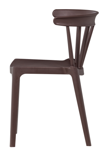 WOOOD Bliss hagestol med stenger plast lilla/brun