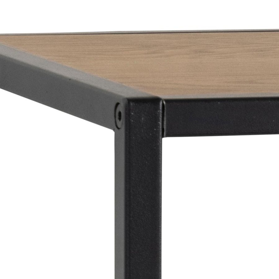 ACT NORDIC Seaford knagerkke, m. 7 knager og hylde - natur vild eg papir og sort metal 