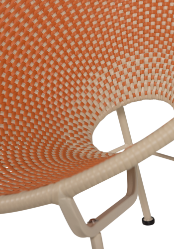 WOOOD Kazoun hagestol rotting oransje