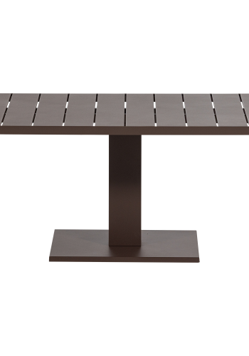 WOOOD Tesso h�ydejusterbart hagebord aluminium brun