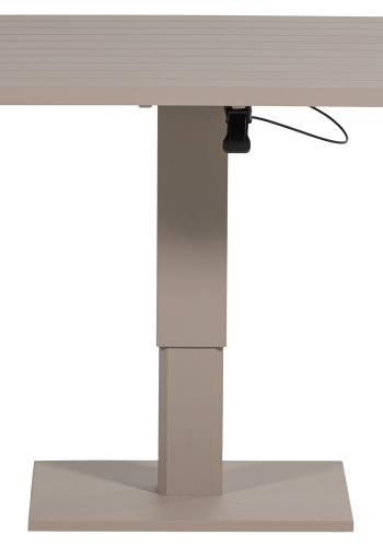 WOOOD Tesso h�ydejusterbart hagebord aluminium sand