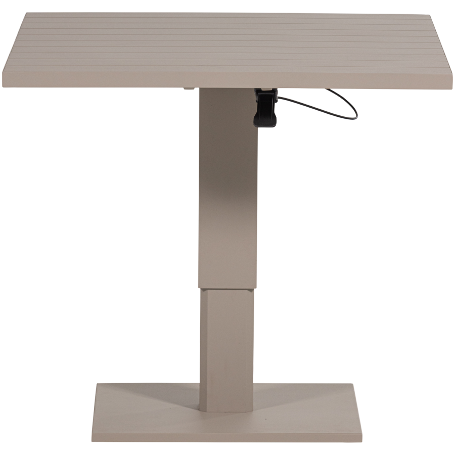 WOOOD Tesso h�ydejusterbart hagebord aluminium sand