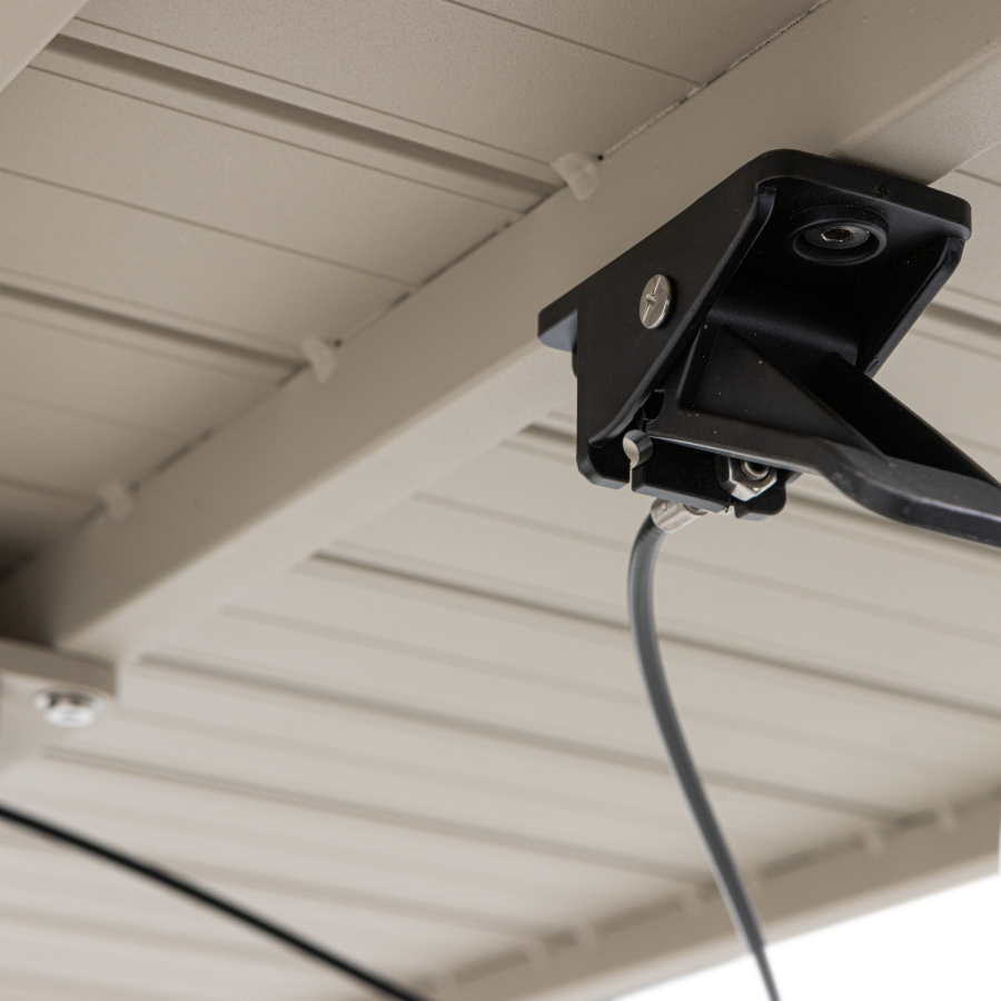 WOOOD Tesso h�ydejusterbart hagebord aluminium sand