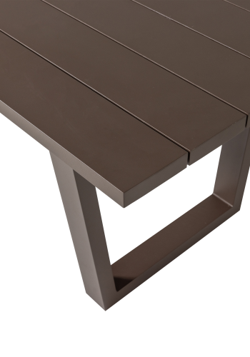 WOOOD Bj�rnehagebord Aluminium Brun