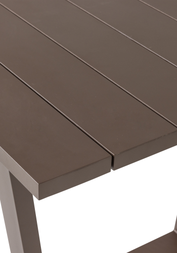 WOOOD Bj�rnehagebord Aluminium Brun