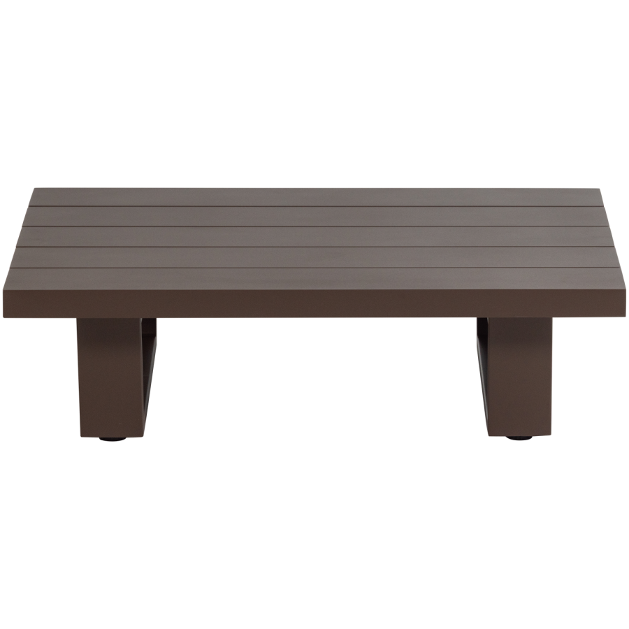 WOOOD Bear Garden salongbord aluminium brun