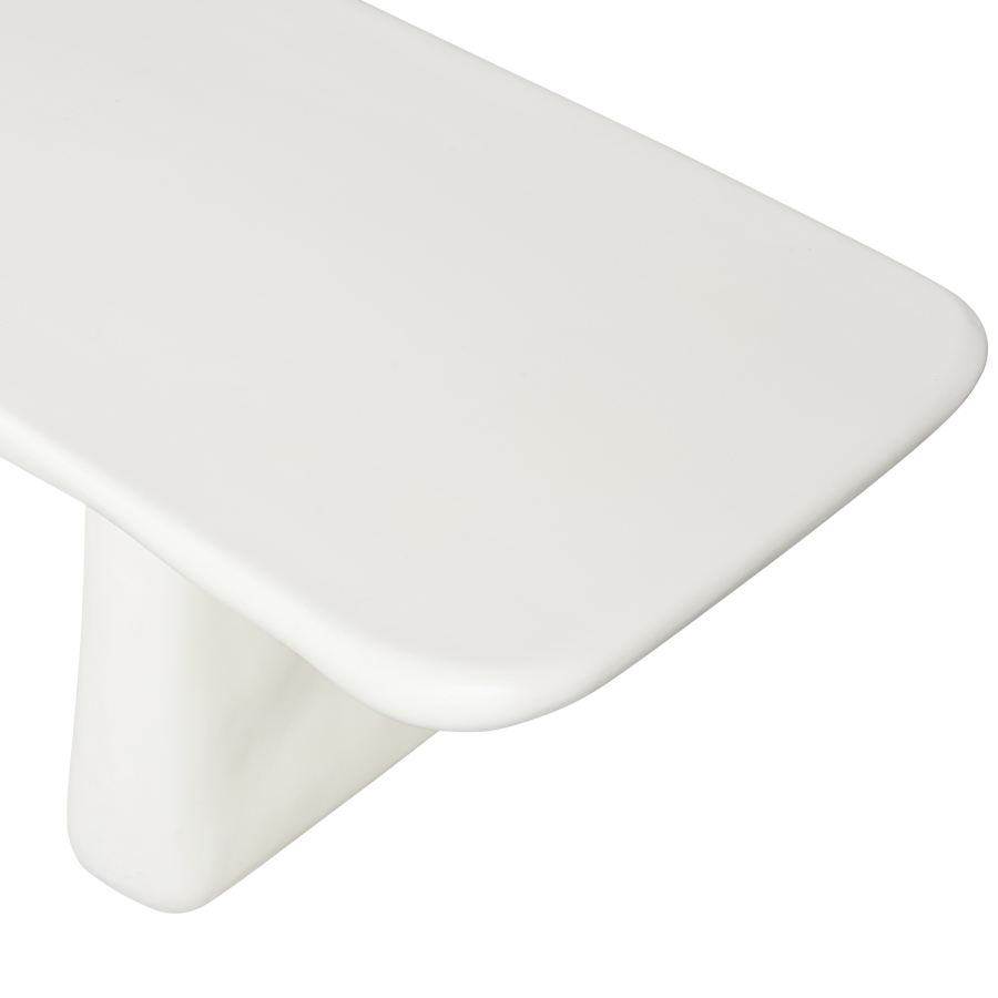 WOOOD Loggia hagebenk i forsterket fiber natur 190x40 cm