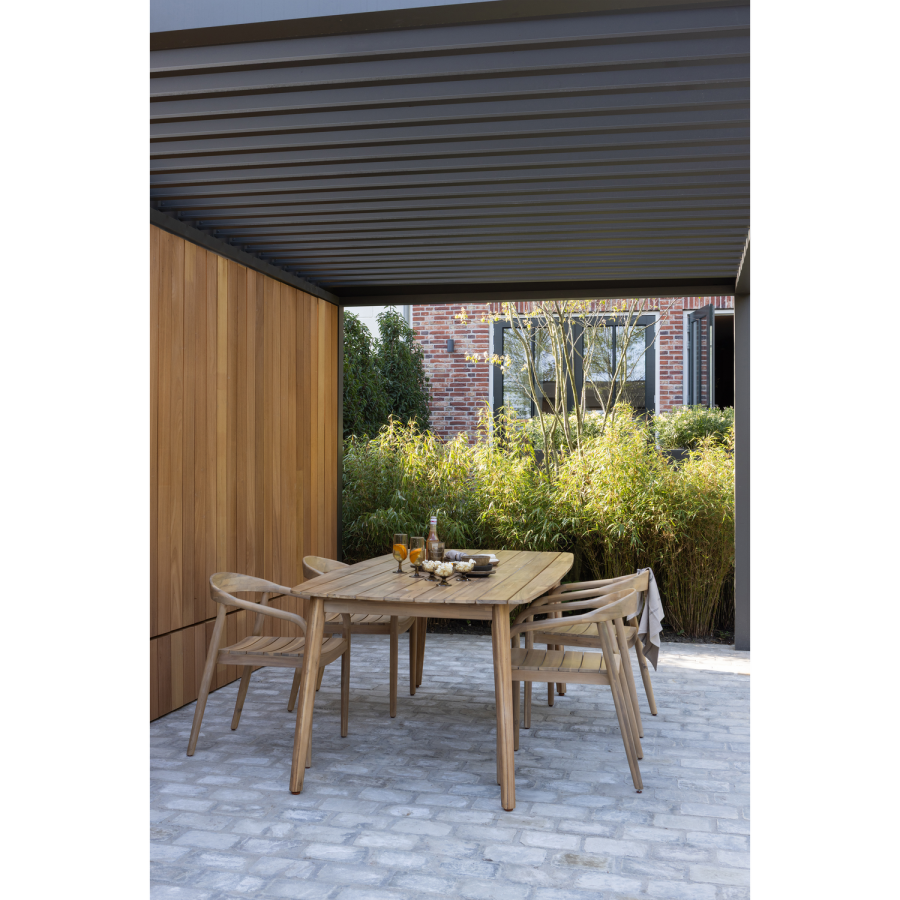 WOOOD Kris hagebord 215x90 cm akasietre naturlig [Fsc]