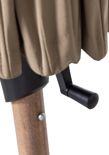 WOOOD Monica hageparasoll sand/gr�nn �280 cm