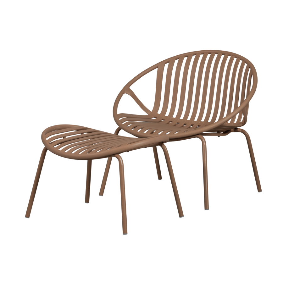 WOOOD Bruce hagestol + krakk pp/metall lakserosa