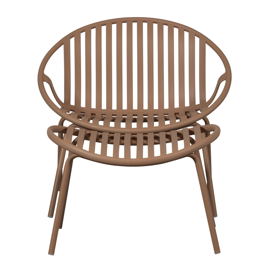 WOOOD Bruce hagestol + krakk pp/metall lakserosa