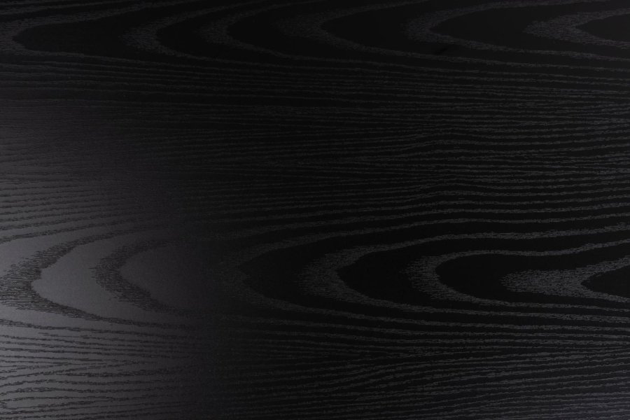 ACT NORDIC Seaford TV-Tisch, mit 2 Türen und 1 Schublade – Esche schwarz, Melamin/MDF/Metall (140x40)