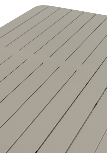 WOOOD Ovara uttrekkbart hagebord aluminium sand