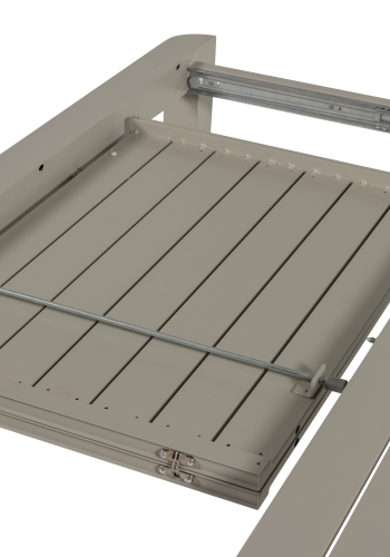 WOOOD Ovara uttrekkbart hagebord aluminium sand