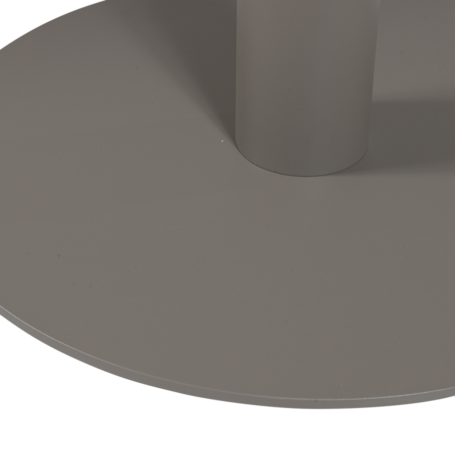 WOOOD Vela hagebord rundt aluminium/tre natur/sand [Fsc]