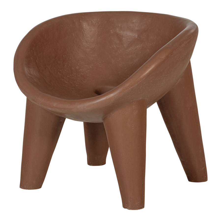 WOOOD Orio hagestol forsterket fiber r�d/brun