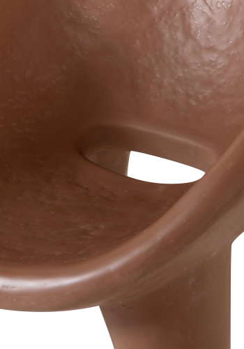 WOOOD Orio hagestol forsterket fiber r�d/brun