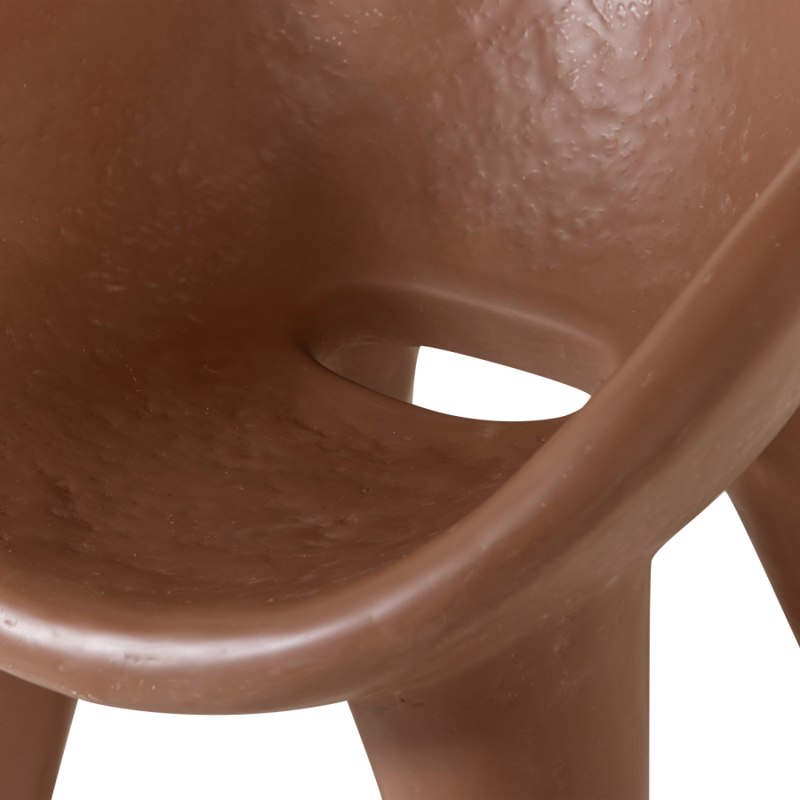 WOOOD Orio hagestol forsterket fiber r�d/brun