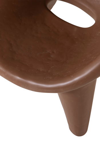 WOOOD Orio hagestol forsterket fiber r�d/brun