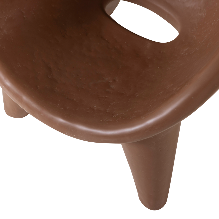 WOOOD Orio hagestol forsterket fiber r�d/brun