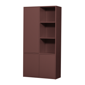 WOOOD Merel F&ouml;rvaringssk�p Furu Bordeauxr&ouml;d [Fsc]