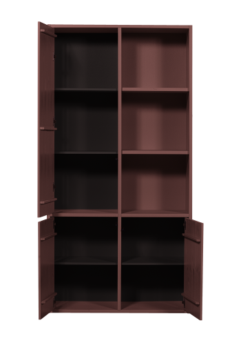 WOOOD Merel Oppbevaringsskap Furu Bordeauxr�d [Fsc]