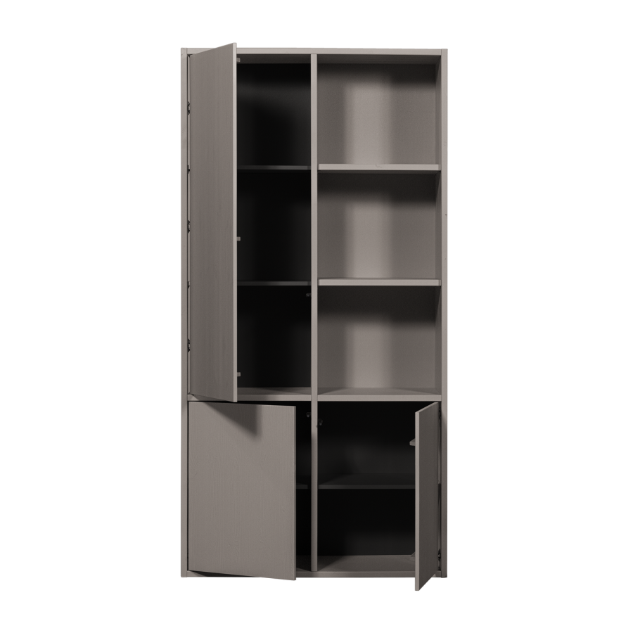 WOOOD Merel Oppbevaringsskap Furu Varm Gr� [Fsc]