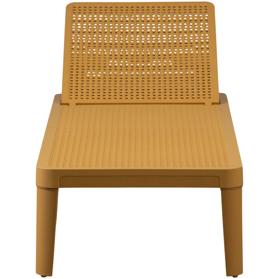 WOOOD Jinte solvogn, justerbar 4 pos. - gul polypropylen