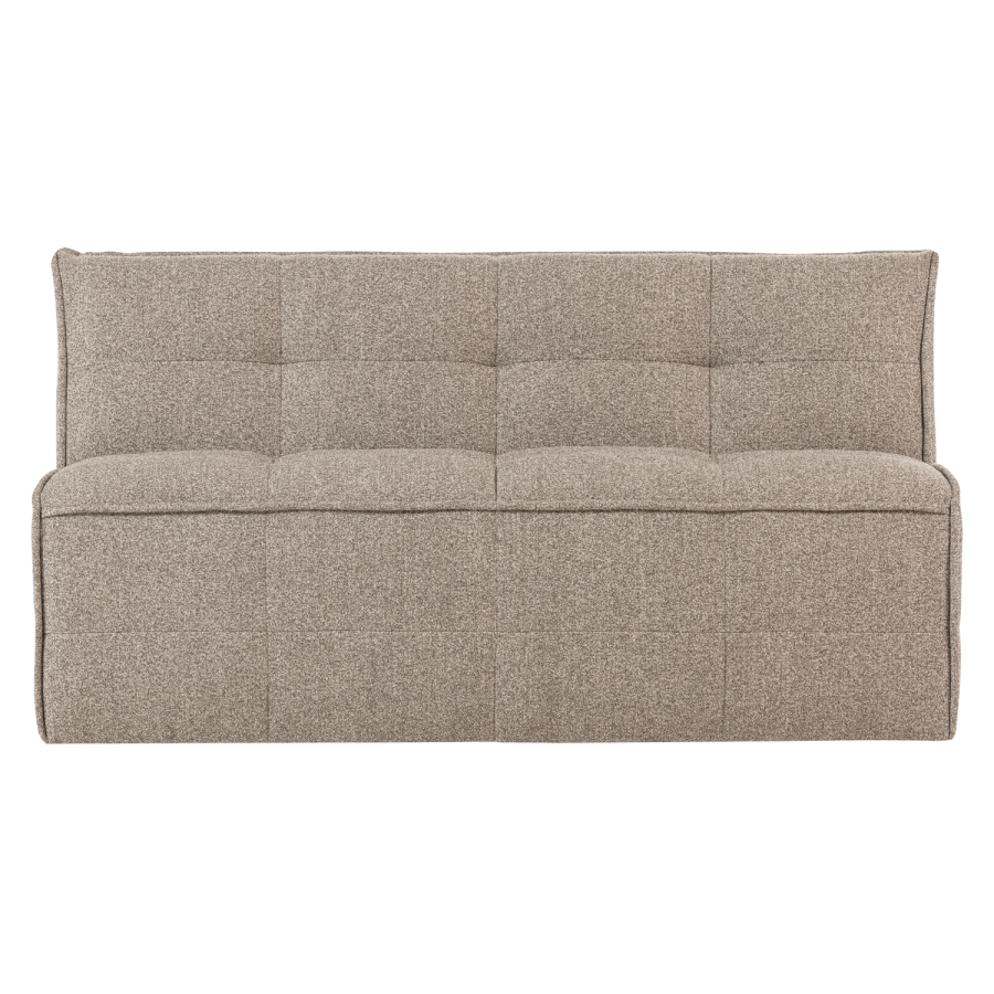 vtwonen Cluster Dining Benk Med Rygg Boucle Khaki Brown