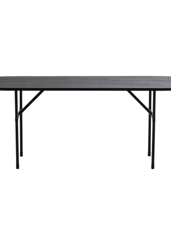 WOOOD Arthur bord ovalt eik svart [Fsc] H-ben