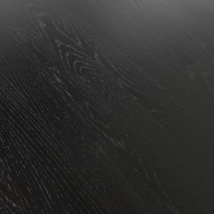 WOOOD Arthur bord ovalt eik svart [Fsc] H-ben