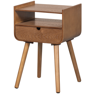 WOOOD Nils nattbord/sidebord i tre naturfarget [Fsc]