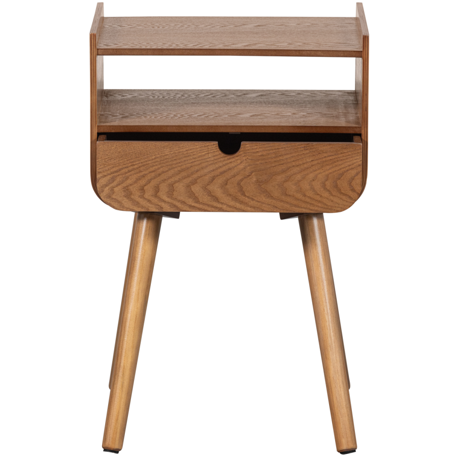 WOOOD Nils nattbord/sidebord i tre naturfarget [Fsc]