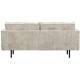 WOOOD Rodeo 2,5-seters sofa ribbet stoff m�rk sand
