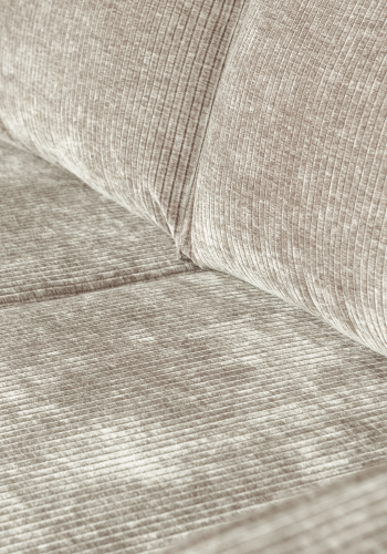 WOOOD Rodeo 2,5-seters sofa ribbet stoff m�rk sand