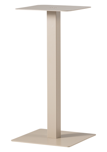 WOOOD Bistro Fyrkantigt Barbord R&ouml;rformade Ben Metallben Dg 105X50X50Cm